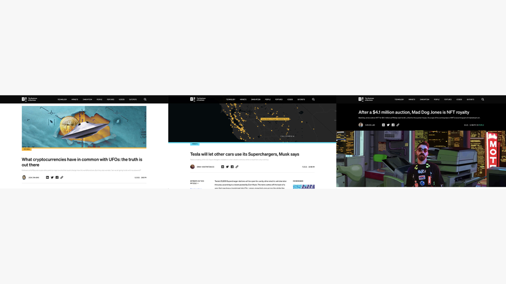 Different headers desktop